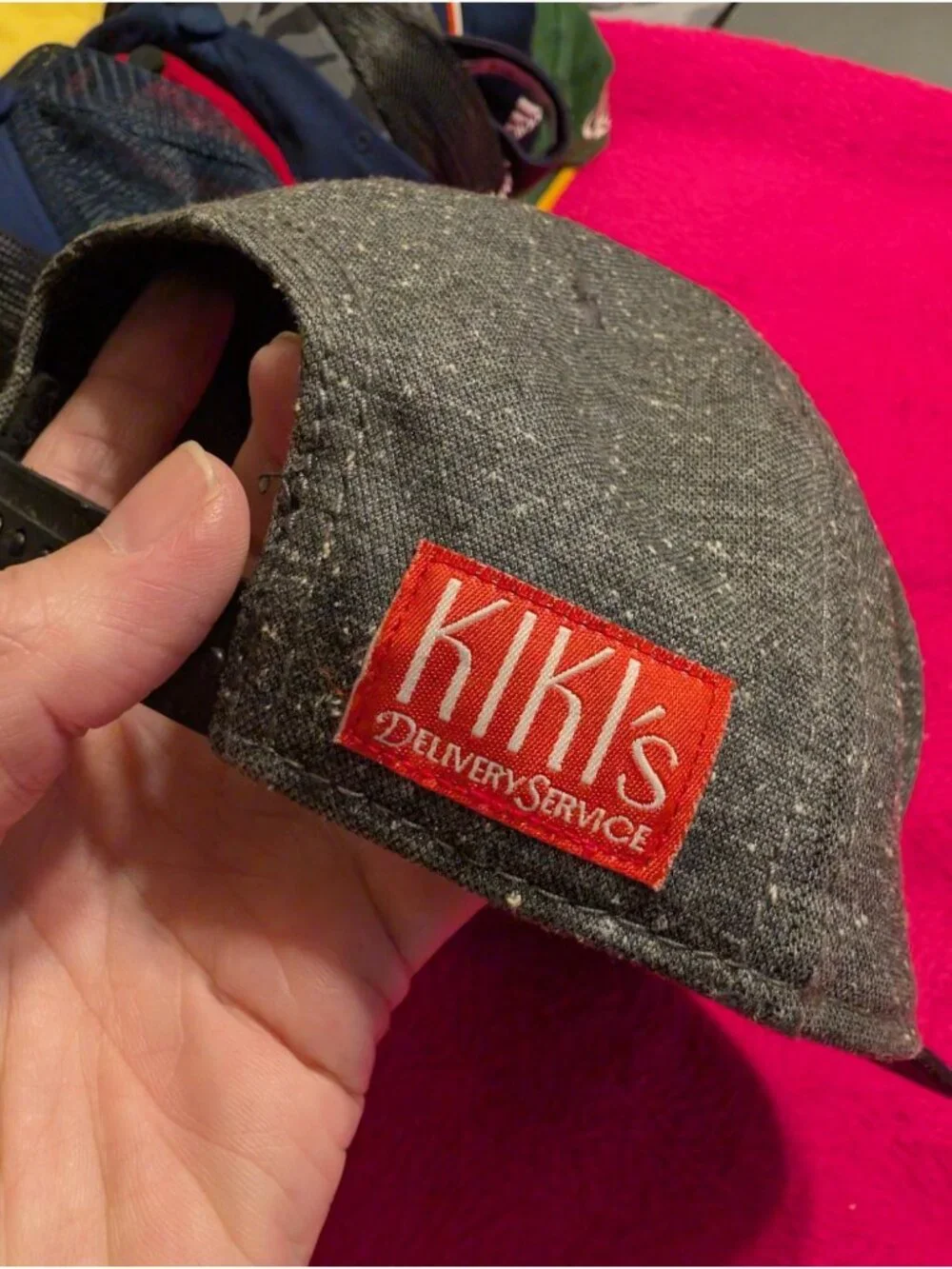 Studio Ghibli Kikis Delivery Service Jiji Cat Hat Grey Anime Snapback BioWorld